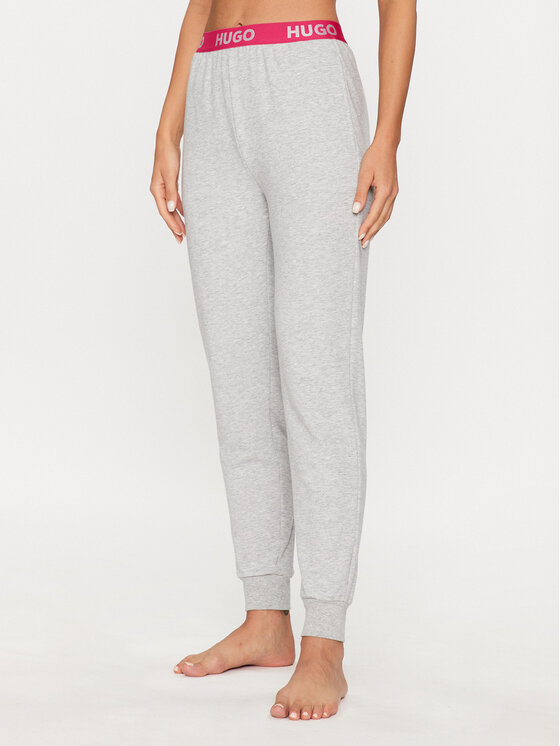 Hugo Pantalone del pigiama Sporty Logo 50490598 Grigio Regular Fit, taglia : XXL