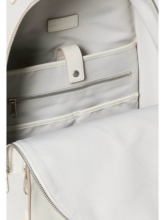Calvin Klein Calvin Klein Zaino SCLPTD IMPRSSSN SLM Bianco