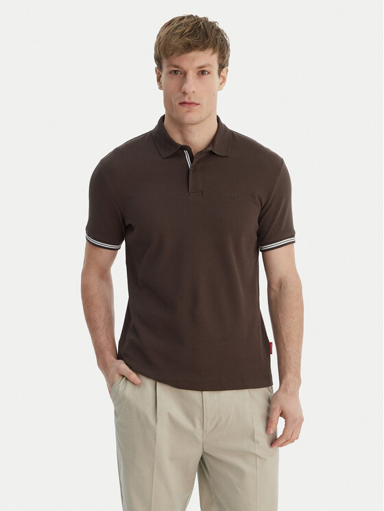 JOOP! Jeans JOOP! Jeans Polokošile 15 JJJ-17Amare 30046012 Hnědá Modern Fit