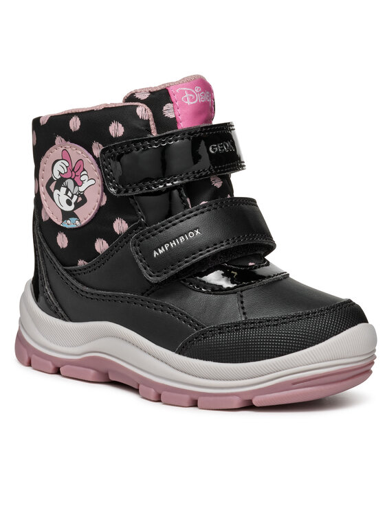 Geox Geox Μπότες Χιονιού B Flanfil Girl B Abx B463WC 0BCMN C9289 M Μαύρο