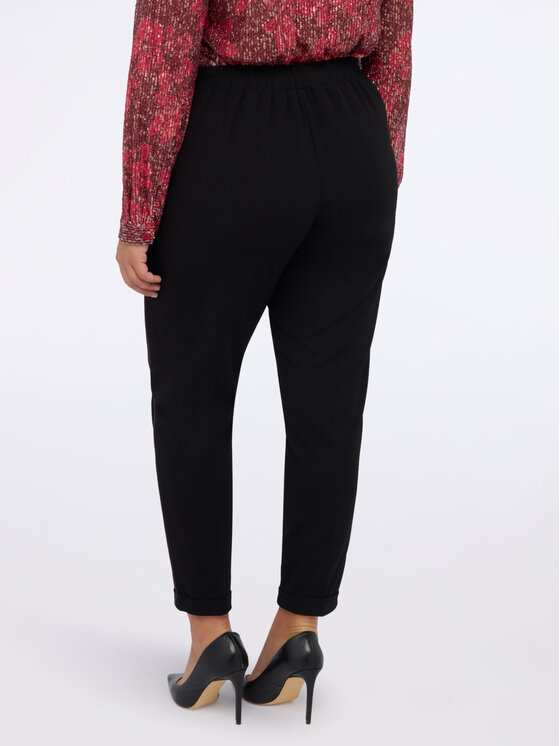 Fiorella Rubino Fiorella Rubino Spodnie materiałowe P022L002347N033 Czarny Slim Fit