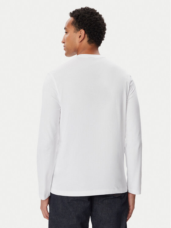 Bugatti Bugatti Longsleeve 8330-25044F Weiß Regular Fit