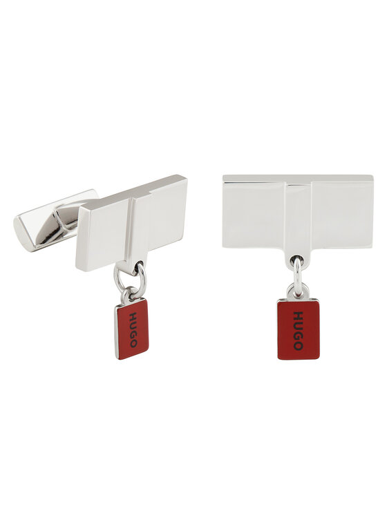 HUGO Hugo Rankogalių sąsagos E-Hugotag-Cuf 50523082 Sidabrinė
