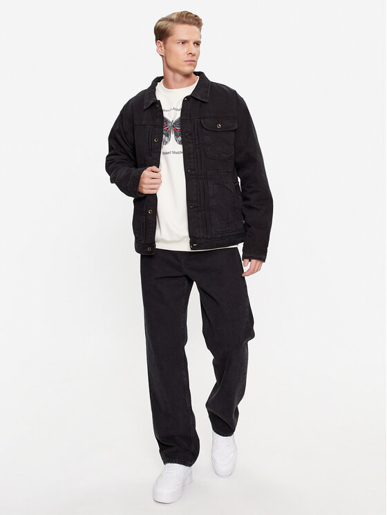 Vans Vans Преходно яке Donato Sherpa Denim Jacket VN000AAM0FO1 Сив Regular Fit