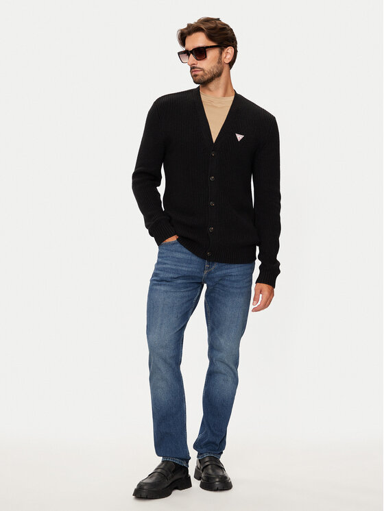 Guess Guess Ζακέτα M4BR36 Z3HN2 Μαύρο Regular Fit