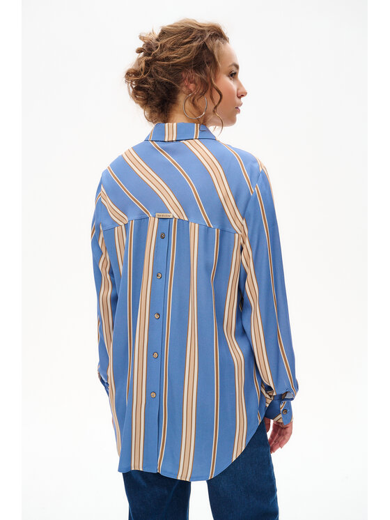 blue shadow blue shadow Koszula Zoe Niebieski Regular Fit