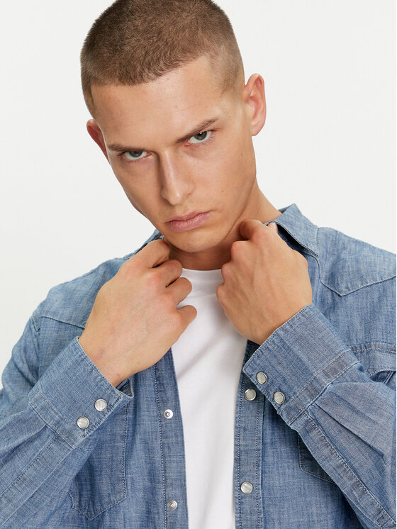 Levi's® Levi's® cămașă de blugi Barstow Western 85744-0067 Albastru Standard Fit
