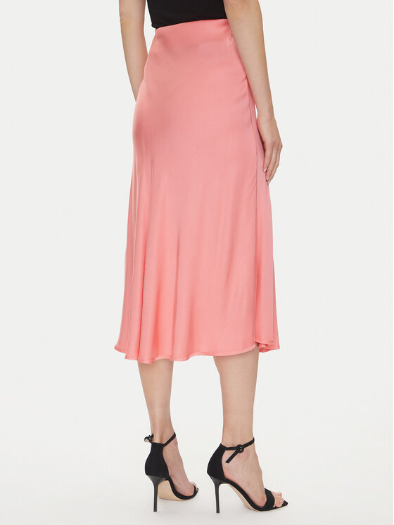 Fracomina Fracomina Fustă midi FJ25SG2003W45101 Coral Regular Fit