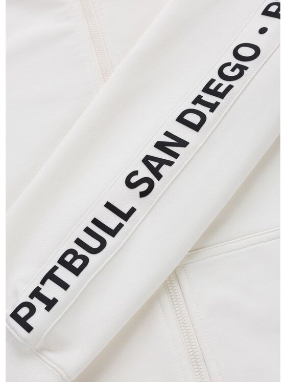 PITBULL PITBULL Bluza TAPE PARKER Biały Regular Fit