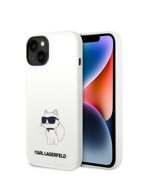 Etui na telefon KARL LAGERFELD, Białe, iPhone 14 Plus