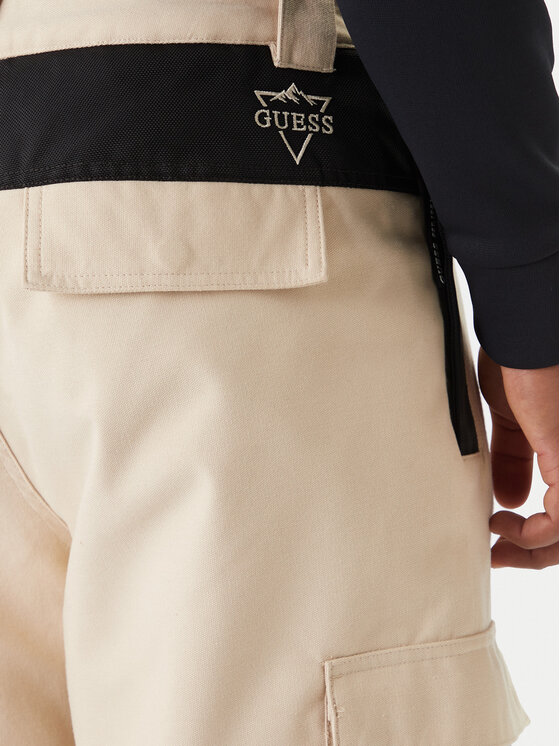 Guess Guess Sínadrág M5BB77 WF182 Bézs Regular Fit