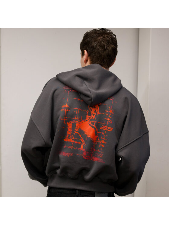 2005 2005 Bluza Vapour Soul Szary Oversize