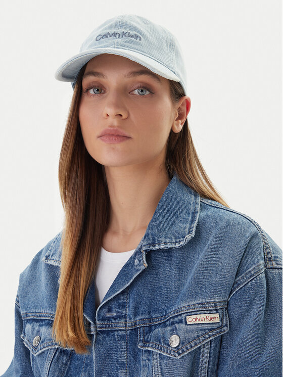 Calvin Klein Calvin Klein Cappellino Small Monogram LV04K5065G Blu