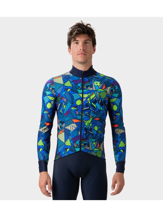 Alé Cycling Alé Cycling Bluza Solid Over Niebieski Regular Fit