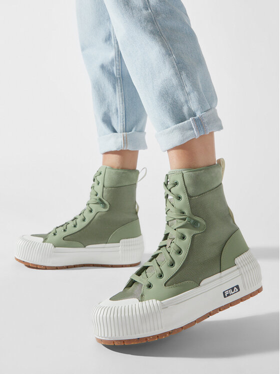 Fila Fila Кецове Cityblock High Platform Wmn FFW0375.60045 Зелен
