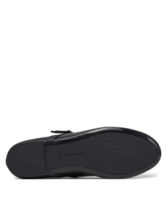 KARL LAGERFELD KARL LAGERFELD Baleriny Karo KL40121S Czarny