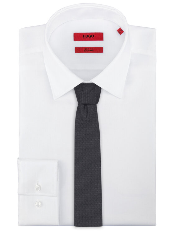 HUGO Hugo Krawat Tie Cm 6 50447343 Czarny