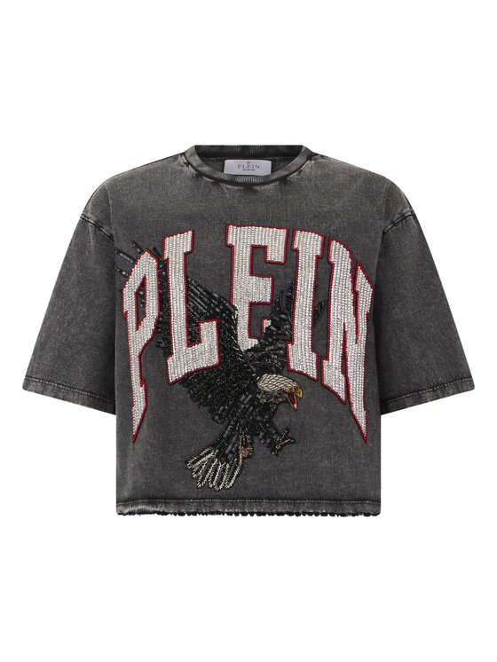 PHILIPP PLEIN PHILIPP PLEIN T-Shirt 26537 Czarny Regular Fit