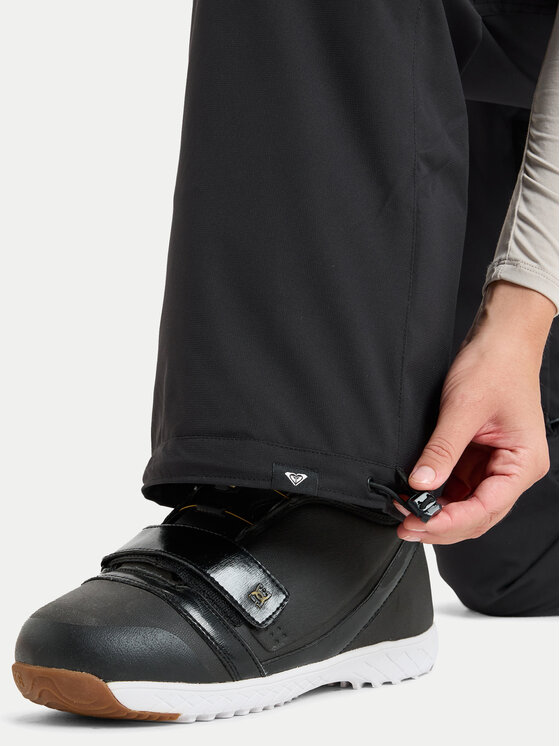 Roxy Roxy Snieglenčių kelnės Passive Lines ERJTP03293 Juoda Regular Fit