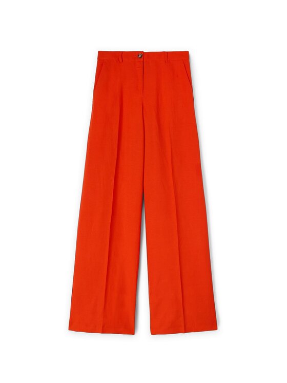 Motivi Motivi Pantaloni di tessuto P296Q003957N017 Rosso Over Fit
