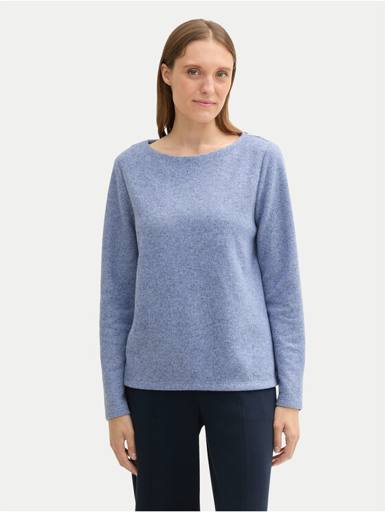 Tom Tailor Tom Tailor Svetr 1043168 Modrá Regular Fit