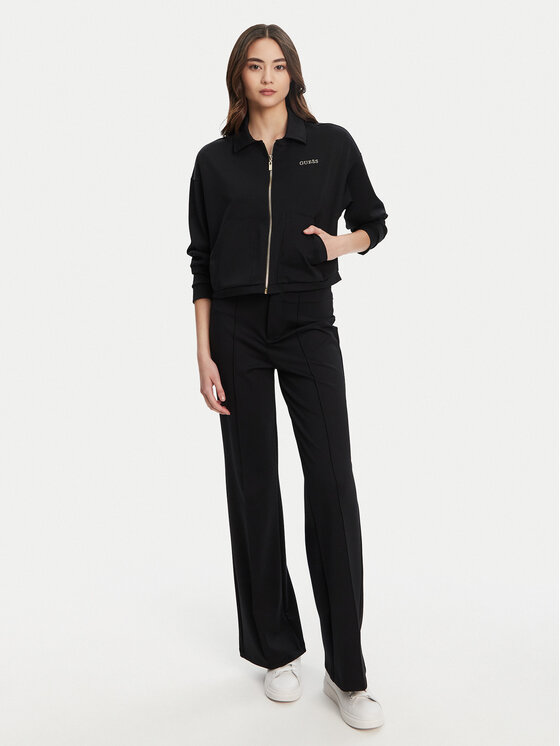 Guess Guess Bluza V5YL08 KCX42 Czarny Regular Fit