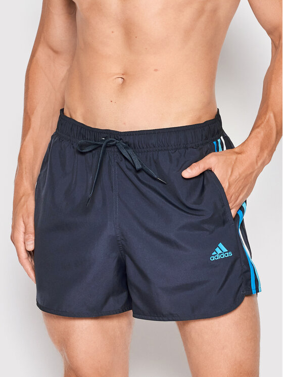 adidas adidas Plaukimo šortai Very Length Retro Split HA0411 Tamsiai mėlyna Regular Fit