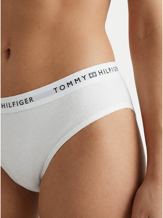 Tommy Hilfiger Tommy Hilfiger Klasické kalhotky UW0UW05876 Bílá