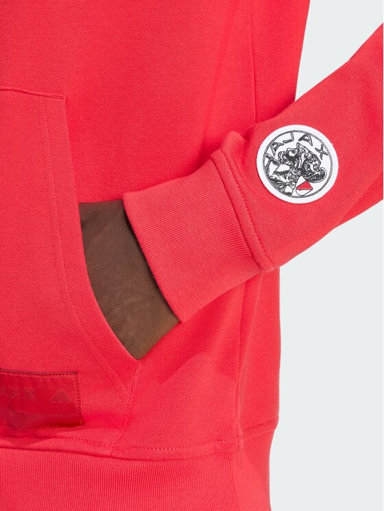 adidas adidas Bluza techniczna Ajax Amsterdam US Czerwony Regular Fit