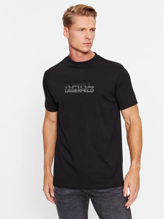 KARL LAGERFELD T-Shirt 755053 534225 Schwarz Regular Fit