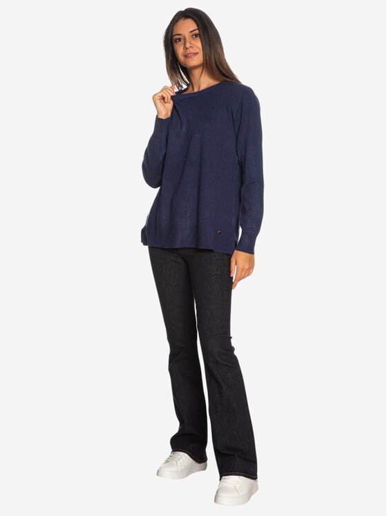 Yes Zee Yes Zee Maglione Maglia donna Blu Regular Fit