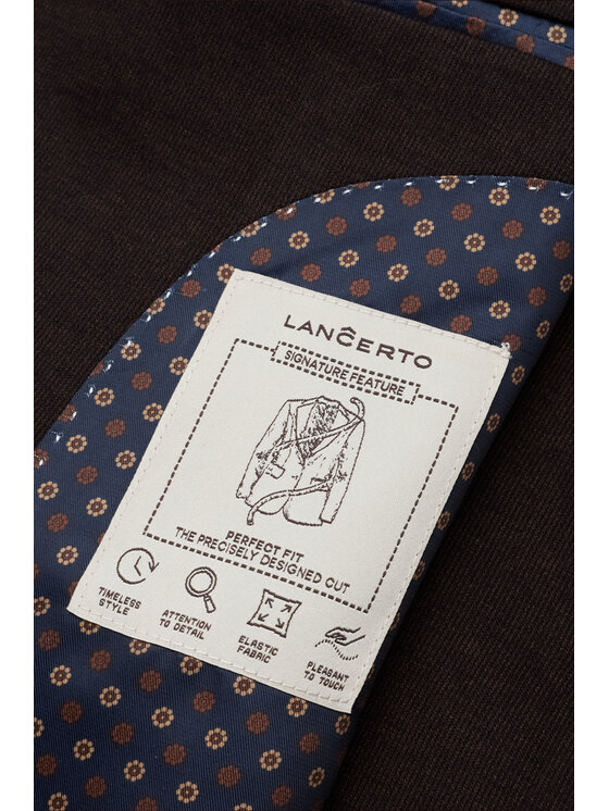 Lancerto Lancerto Marynarka Antibes MA073226000029 Brązowy Regular Fit