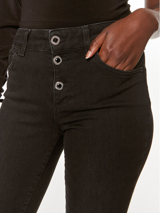 Liu Jo Liu Jo Τζιν UF4025 D4614 Μαύρο Wide Leg