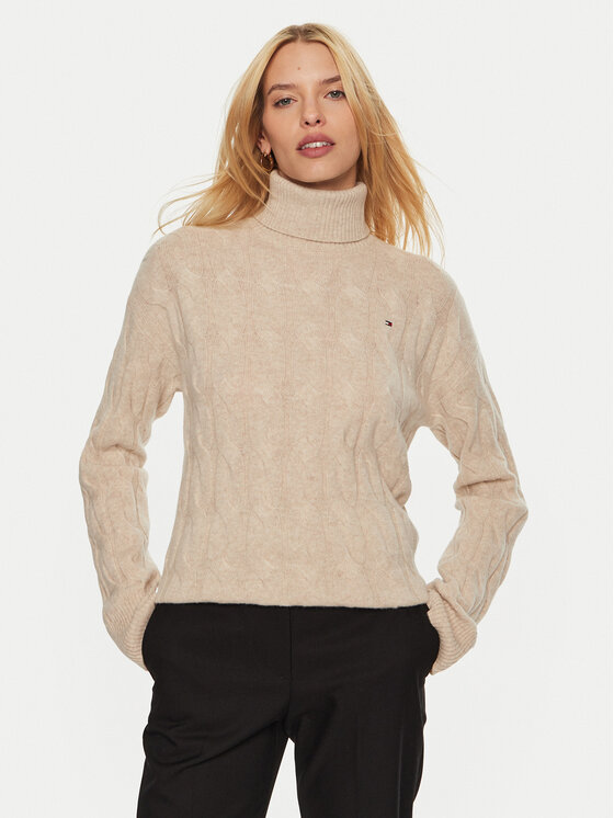 Tommy Hilfiger Rolák WW0WW43102 Béžová Regular Fit