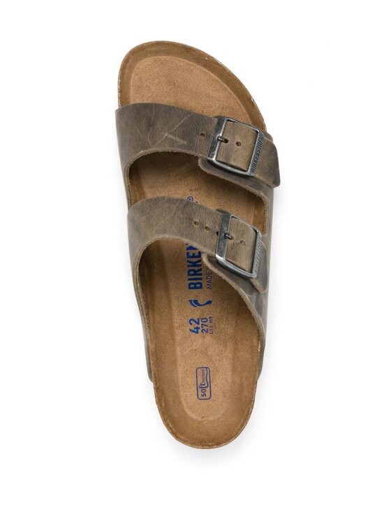 Birkenstock Birkenstock Sandały q-fla-144373 Zielony
