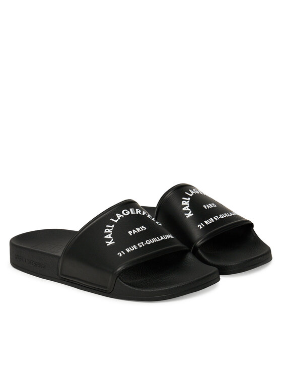 KARL LAGERFELD KARL LAGERFELD Şlapi Kondo 2.0 KL80908A Negru
