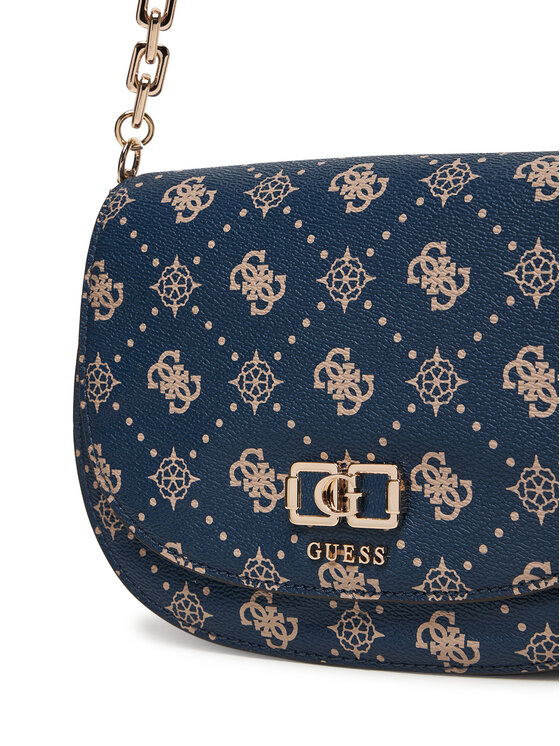 Guess Guess Τσάντα Emelie Logo HWGP99 28200 Σκούρο μπλε