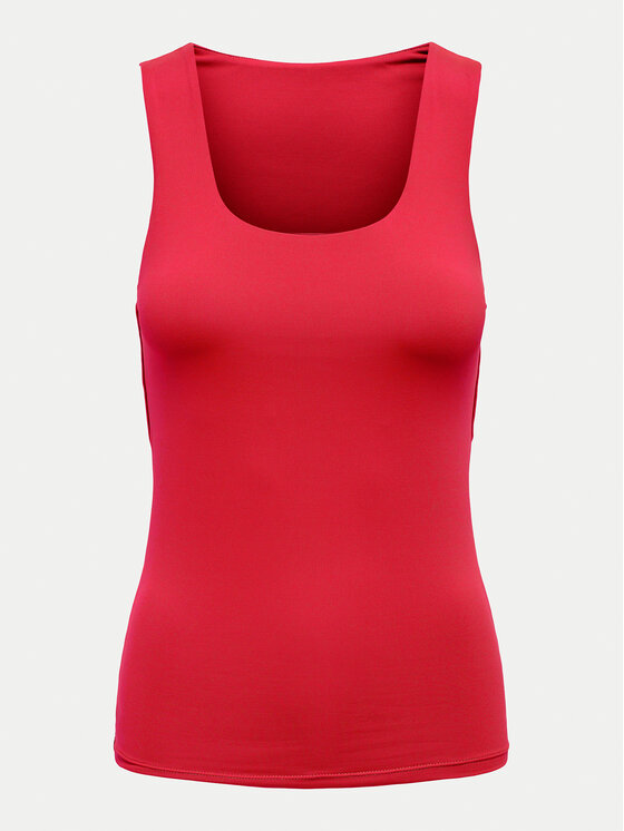 ONLY ONLY топ Lea 15278090 Червен Regular Fit