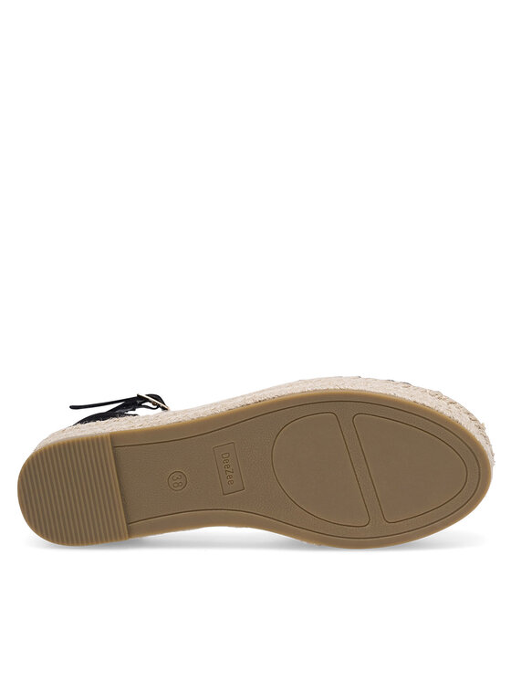 DeeZee DeeZee Espadryle WSS990-215 Czarny