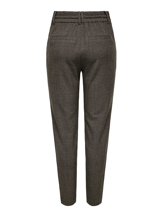ONLY ONLY Medžiaginės kelnės Poptrash 15330800 Pilka Regular Fit