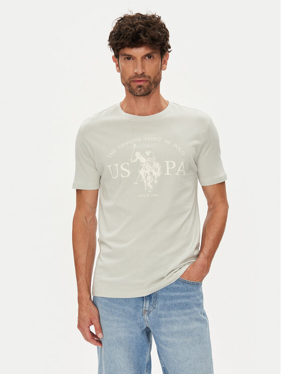 U.S. Polo Assn. U.S. Polo Assn. T-särk MUP4203 Beež Regular Fit