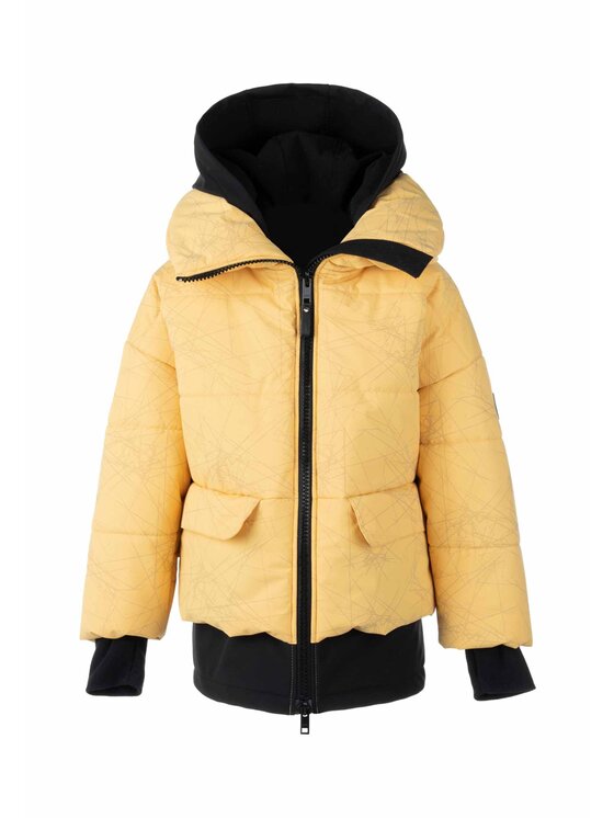 Kurtka anorak, rozmiar 146, Żółty, 22360-1060