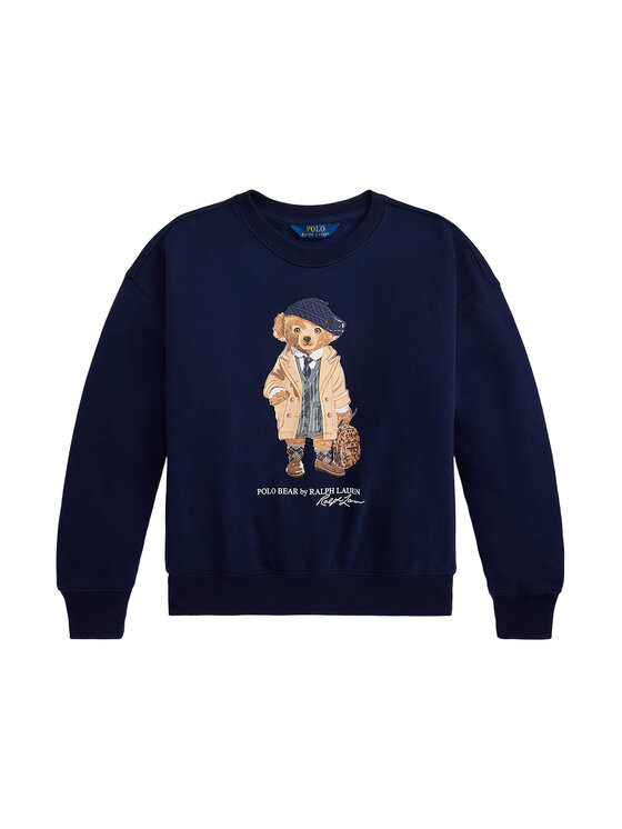 Polo Ralph Lauren Polo Ralph Lauren Majica dugih rukava 313979037001 Tamnoplava Boxy Fit