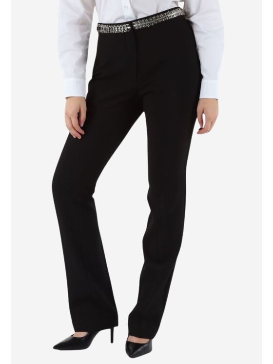PINKO PINKO Spodnie materiałowe Pantalone donna Czarny Skin Fit