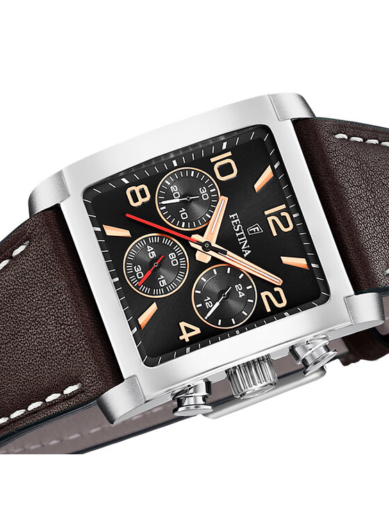 Festina Festina Zegarek F20653-4 Brązowy