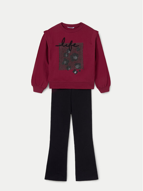 Mayoral Mayoral Set Sweatshirt und Leggings 7755 Schwarz Regular Fit