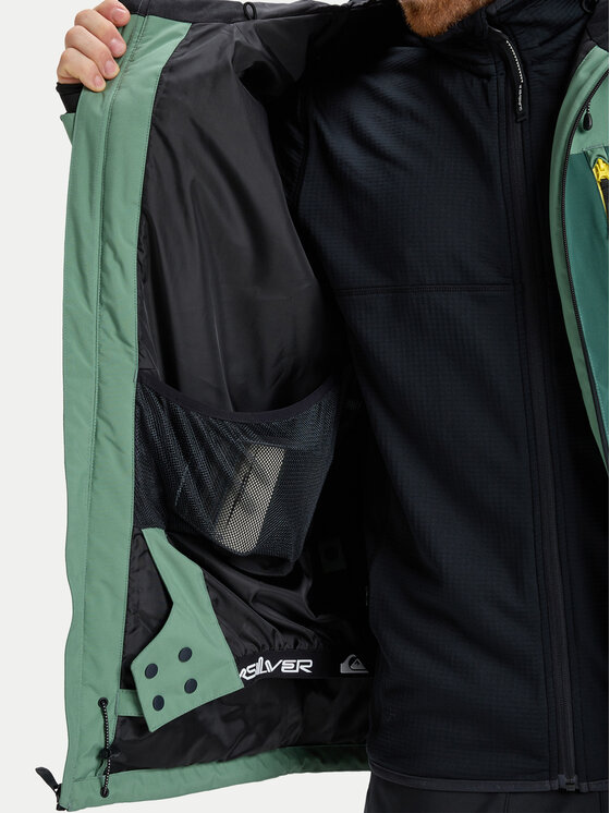 Quiksilver Quiksilver Μπουφάν για snowboard Sycamore Solid 20K EQYTJ03502 Πράσινο Modern Fit