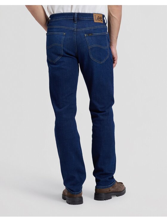 Lee Lee Jeansy WEST Niebieski Straight Leg