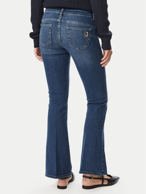 Liu Jo Liu Jo Jeans hlače UF6020 DS057 Modra Flare Fit