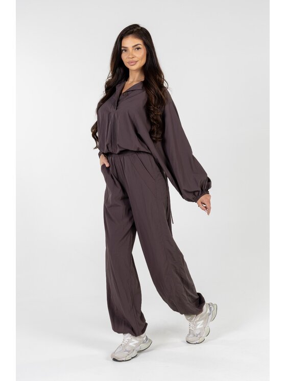 Agatha Studio Agatha Studio Komplet bluzka i spodnie A26ZS-KA-K54 Brązowy Regular Fit
